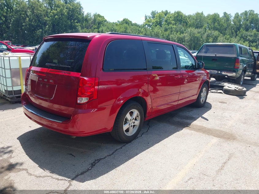 Vin: 2c4rdgcg6cr209833, lot: 46136201, dodge grand caravan sxt 20124