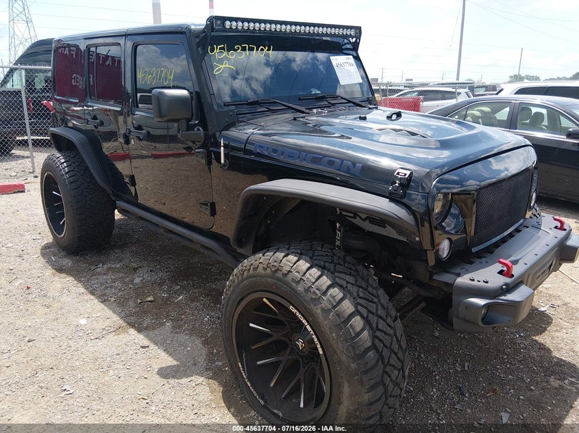 2016 Jeep Wrangler Unlimited Rubicon Hard Rock VIN: 1C4BJWFG1GL197444 Lot: 45637704