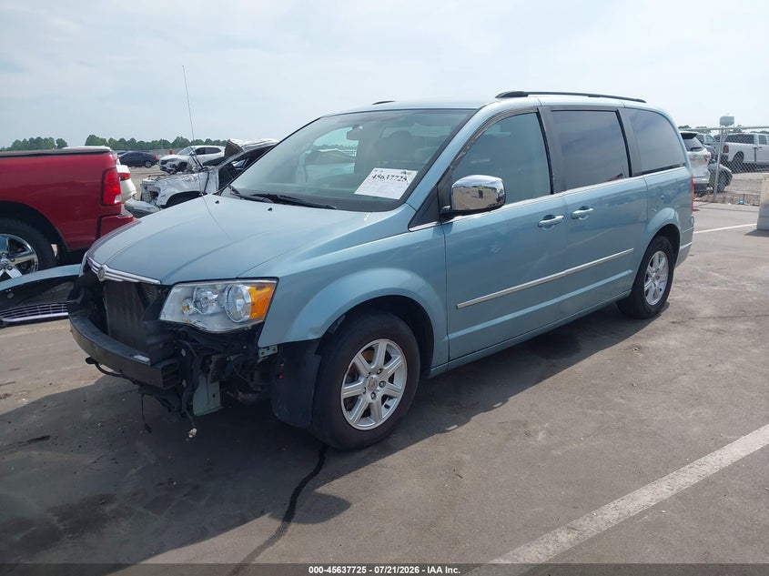 Vin: 2a4rr5d1xar414790, lot: 46136226, chrysler town & country touring 20102