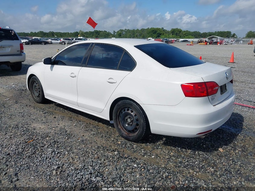 Vin: 3vwdx7aj5bm371018, lot: 46136229, volkswagen jetta 2.5l se 20113