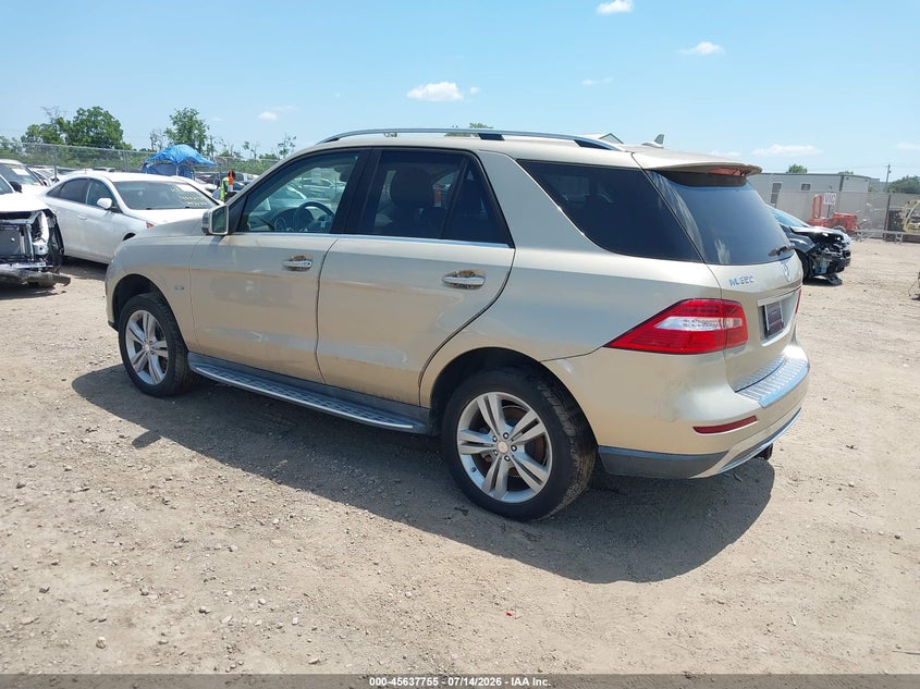 2012 MERCEDES-BENZ ML 350 BLUETEC auction photo 3