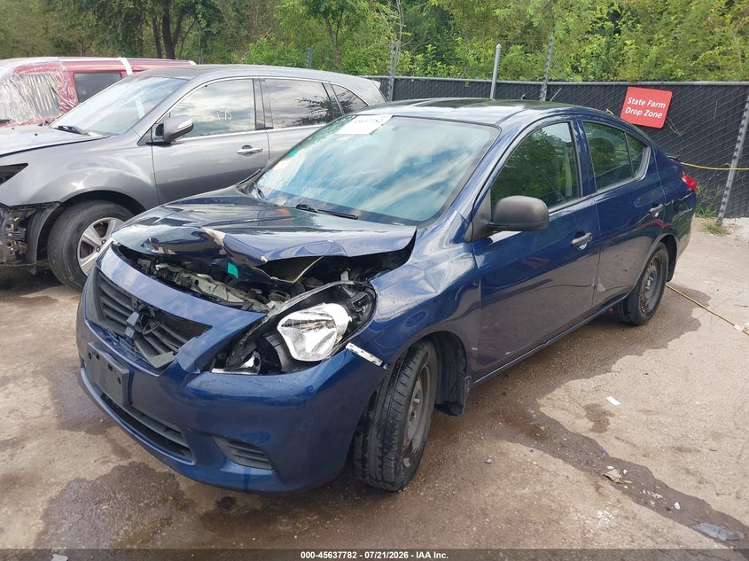 Vin: 3n1cn7ap6el864504, lot: 46136283, nissan versa 1.6 s+ 20142