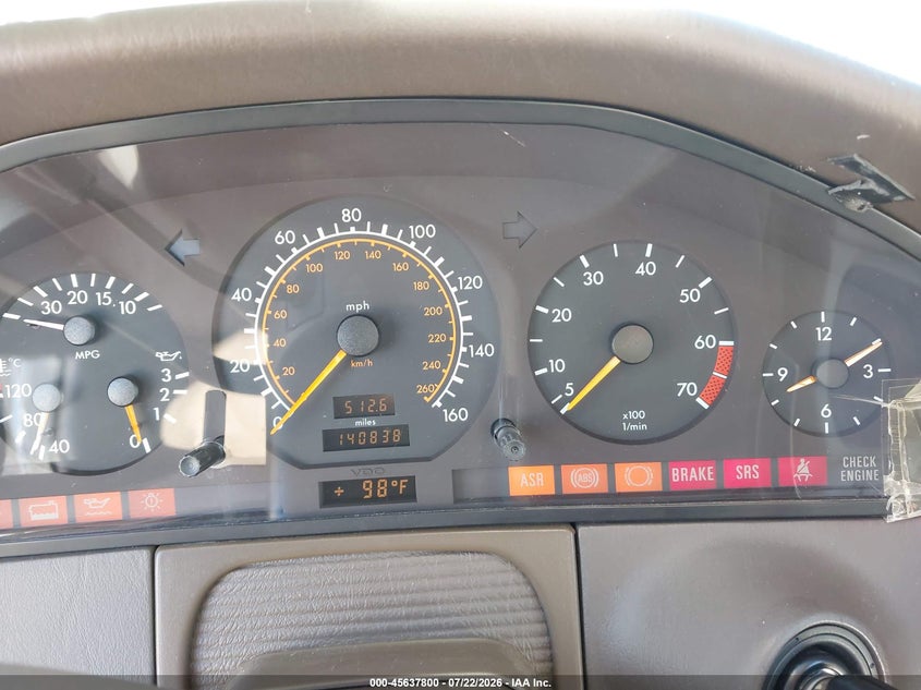 1995 MERCEDES-BENZ S auction photo 7