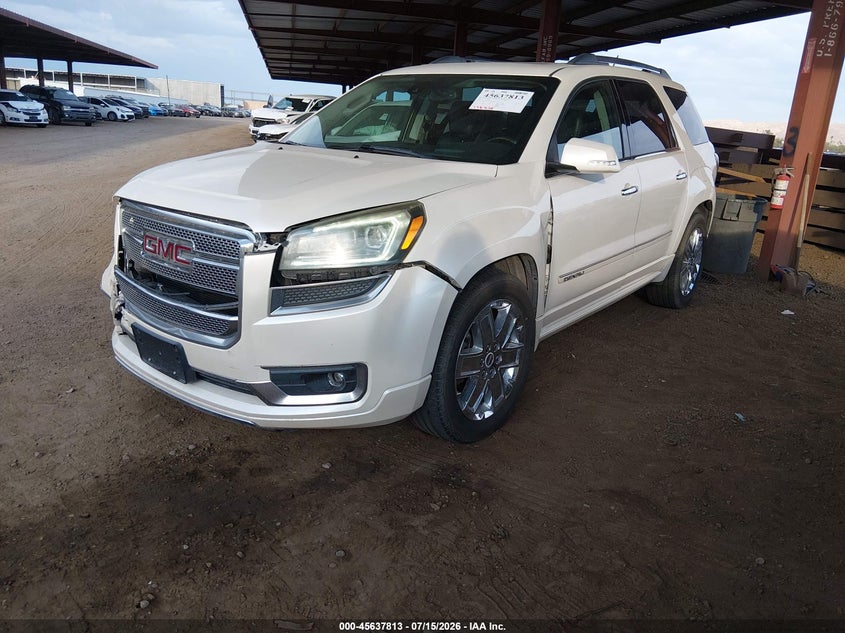Vin: 1gkkvtkdxfj316251, lot: 46136314, gmc acadia denali 20152