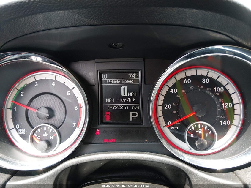 2013 Dodge Durango R/T VIN: 1C4SDHCT6DC677866 Lot: 45637819