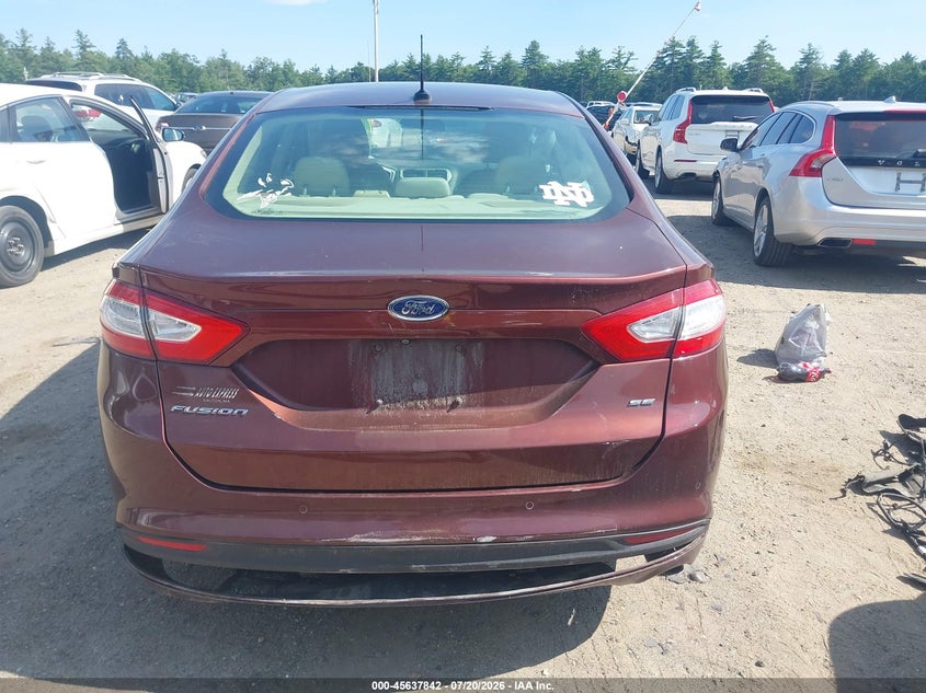 2016 Ford Fusion Se VIN: 3FA6P0H72GR189483 Lot: 45637842