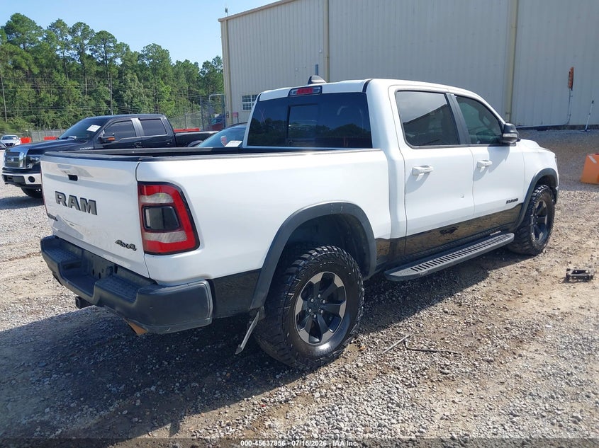 Vin: 1c6srflt6kn629797, lot: 46136357, ram 1500 rebel  4x4 5'7 box 20194