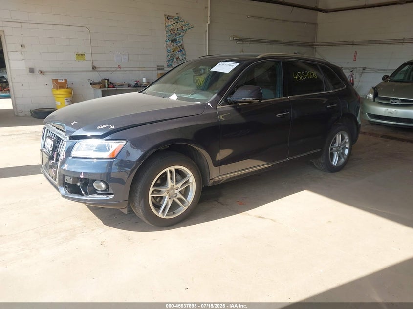 Vin: wa1l2afp6ha090689, lot: 46136399, audi q5 2.0t premium 20172