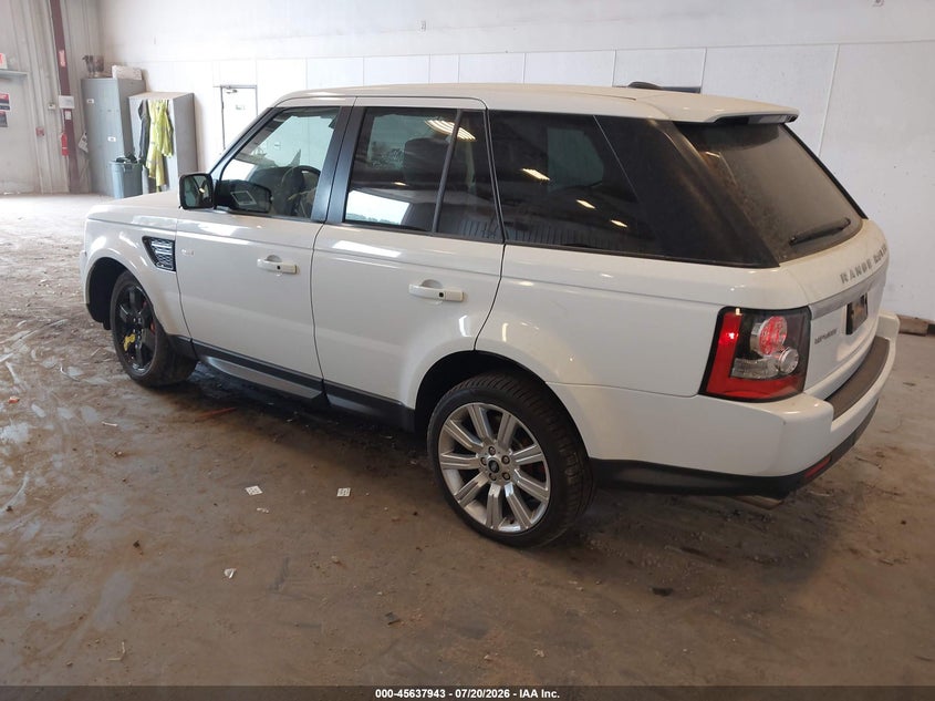Vin: salsh2e4xda778596, lot: 46136444, land rover range rover sport supercharged 20133