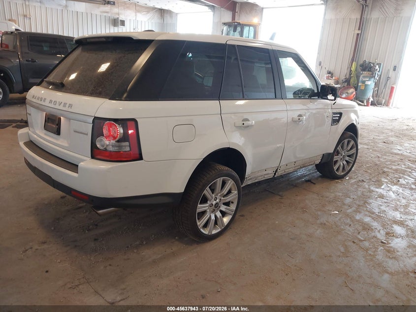 Vin: salsh2e4xda778596, lot: 46136444, land rover range rover sport supercharged 20134