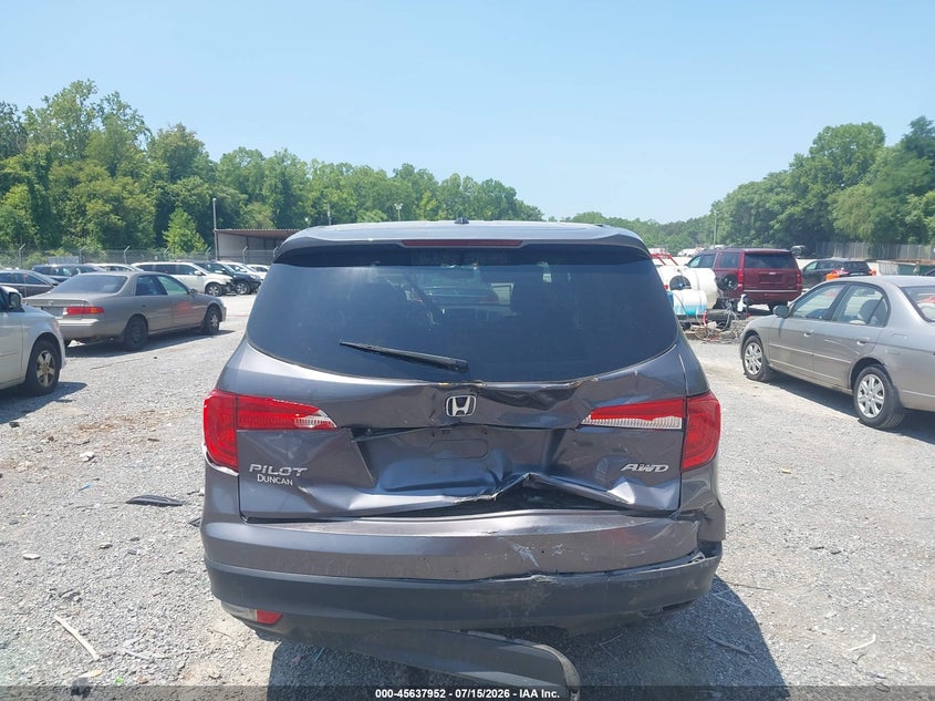 2018 Honda Pilot Ex-L VIN: 5FNYF6H57JB050224 Lot: 45637952