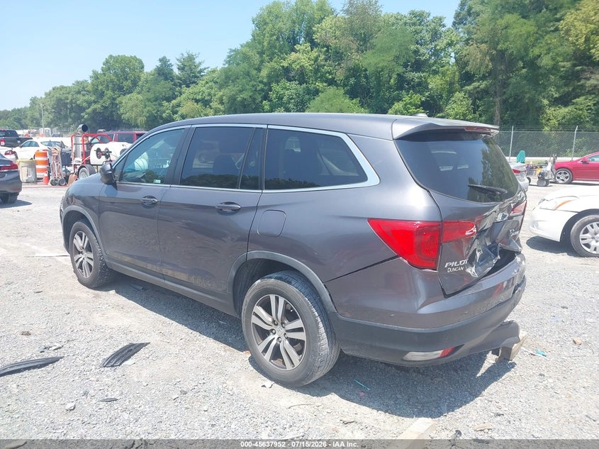 Vin: 5fnyf6h57jb050224, lot: 46136453, honda pilot ex-l 20183
