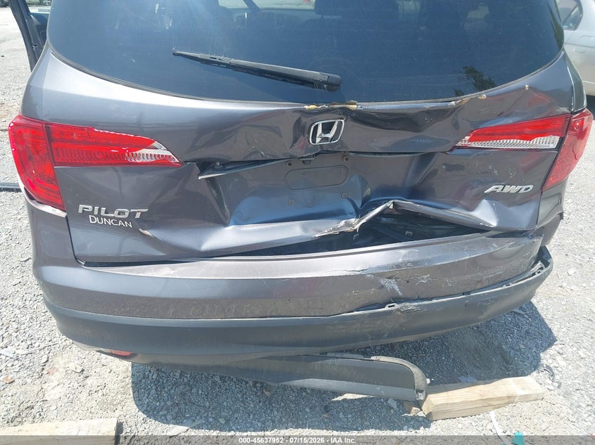 2018 Honda Pilot Ex-L VIN: 5FNYF6H57JB050224 Lot: 45637952