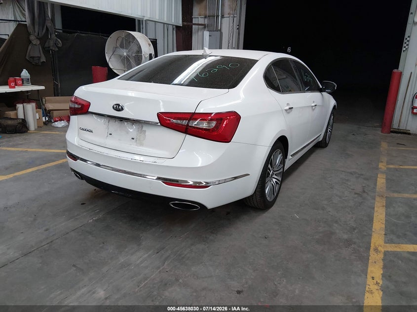 Vin: knaln4d72g5215435, lot: 46136531, kia cadenza 20164