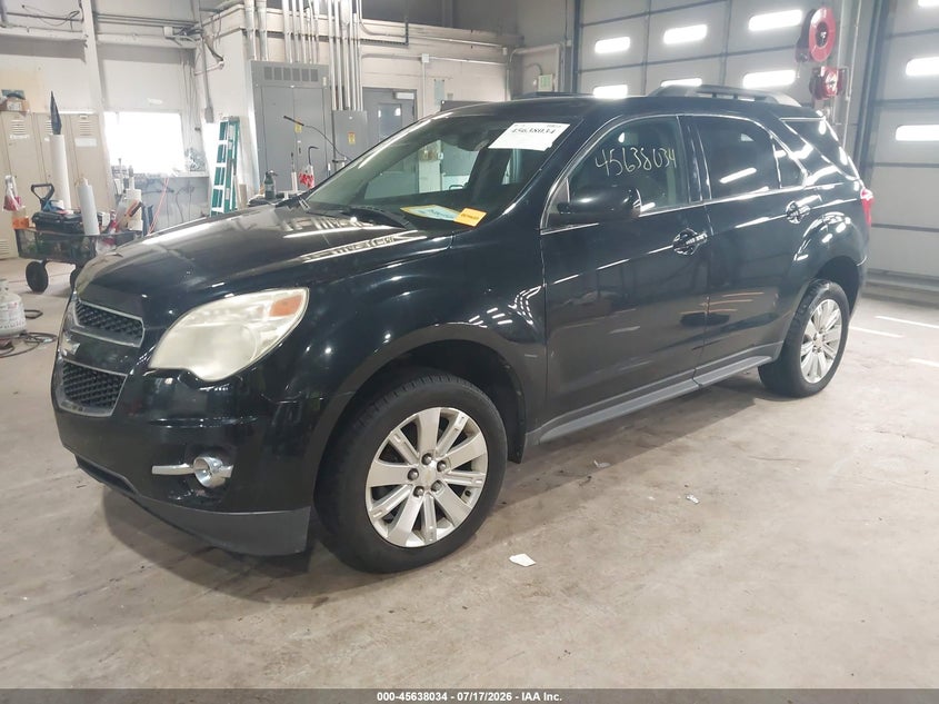 2011 Chevrolet Equinox, Удар сзади, IAAI, VIN 2CNALPECXB6440790 — фото 2