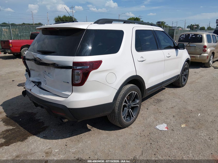 Vin: 1fm5k8gt1fgb11070, lot: 46136537, ford explorer sport 20154