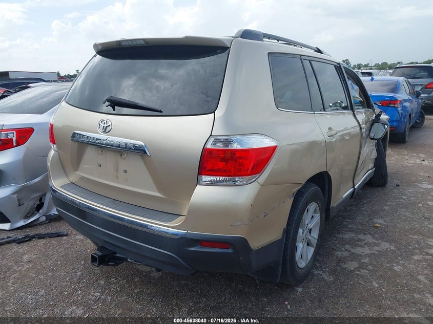 Vin: 5tdzk3eh7cs066614, lot: 46136542, toyota highlander se v6 20124