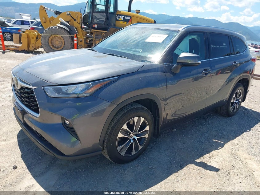 Vin: 5tdgzrbh5ls509918, lot: 46136551, toyota highlander xle 20202