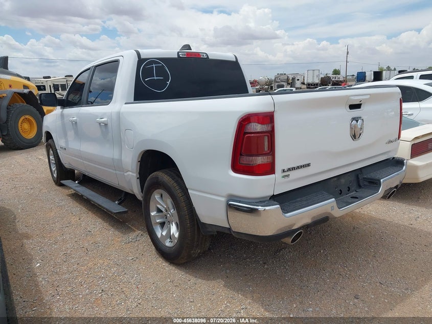 Vin: 1c6srfjtxrn223938, lot: 46136597, ram 1500 laramie  4x4 5'7 box 20243