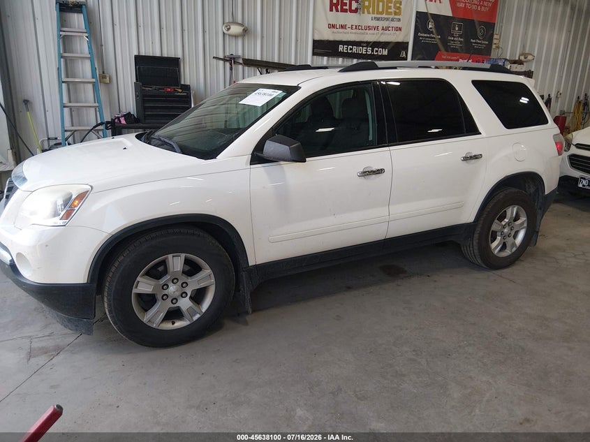 Vin: 1gkkrped8bj371704, lot: 46136601, gmc acadia sle 20112