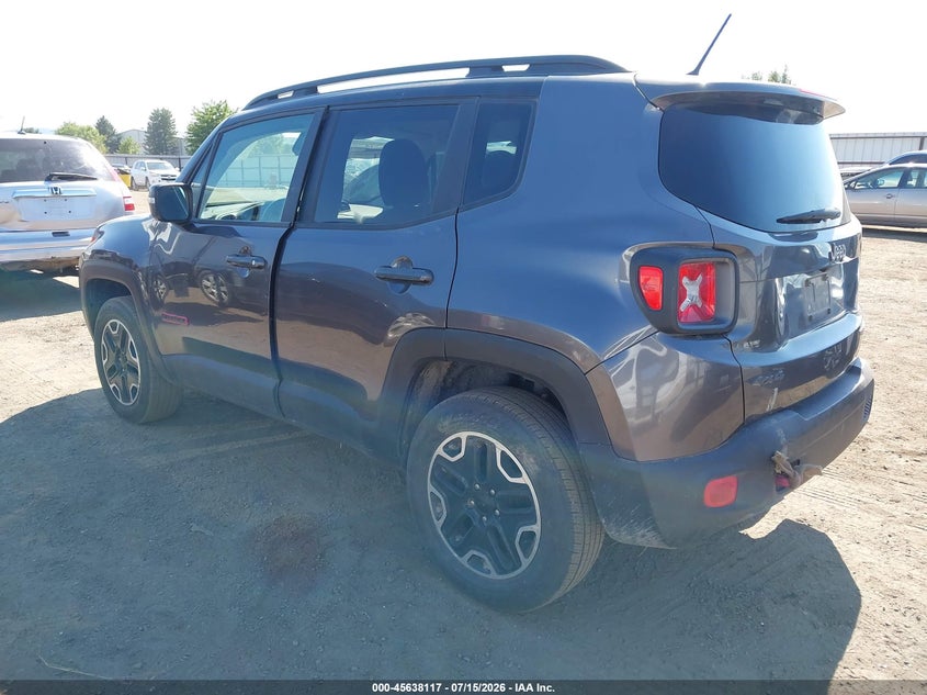 2017 Jeep Renegade Trailhawk VIN: ZACCJBCB3HPE79281 Lot: 45638117