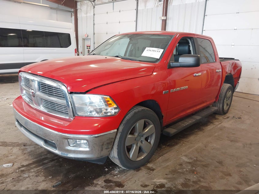 Vin: 1c6rd7lt8cs257966, lot: 46136620, ram 1500 big horn 20122
