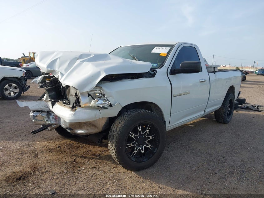 Vin: 3c6jd7epxcg175757, lot: 46136631, ram 1500 slt 20122