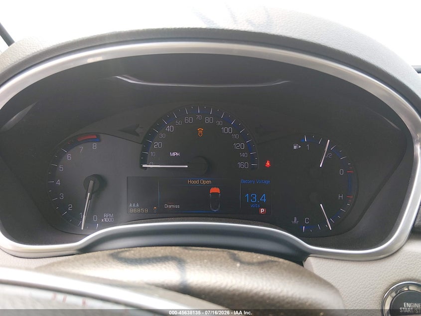 2013 Cadillac Srx Performance Collection VIN: 3GYFNDE36DS645217 Lot: 45638135