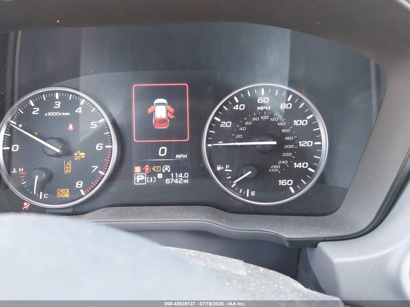 2025 SUBARU CROSSTREK auction photo 7