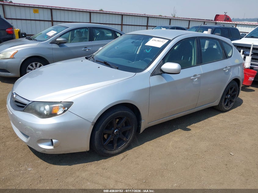 Vin: jf1gh6a63ah815833, lot: 46136654, subaru impreza 2.5i 20102