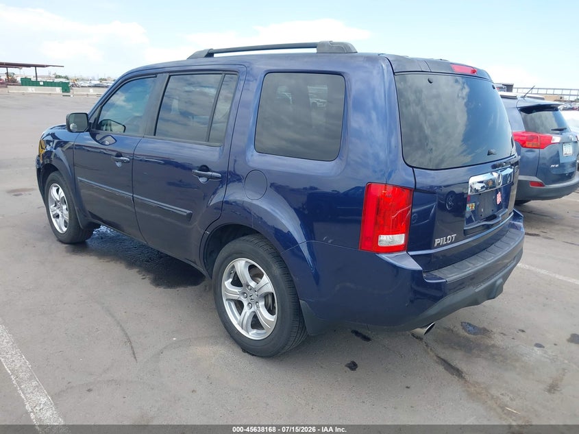 Vin: 5fnyf3h79eb011866, lot: 46136669, honda pilot ex-l 20143