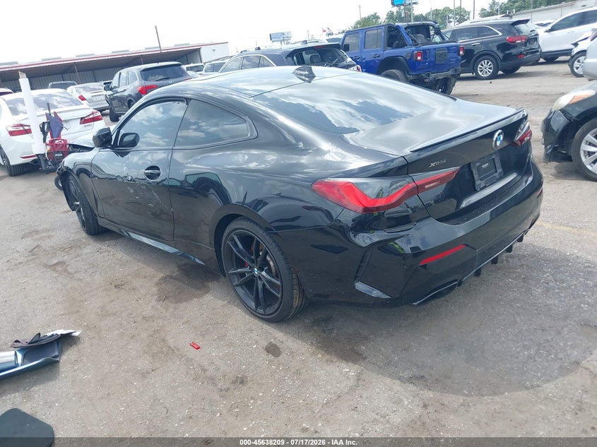 Vin: wba13ar07mcg52347, lot: 46136710, bmw m440i xdrive 20213