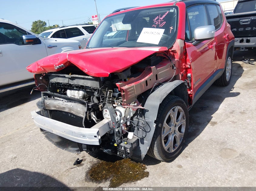 2016 Jeep Renegade Limited VIN: ZACCJBDT2GPC69759 Lot: 45638238