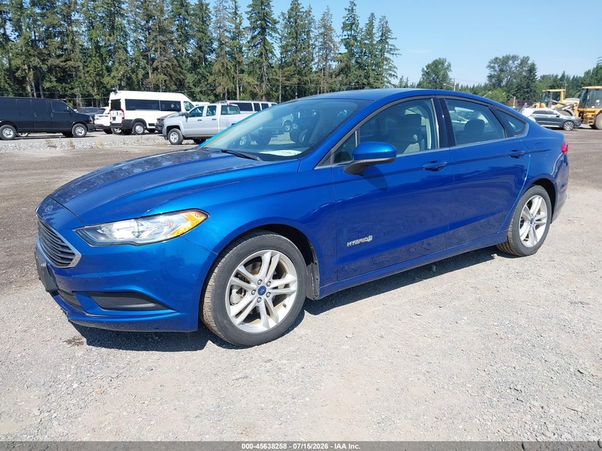 2018 FORD FUSION HYBRID auction photo 2