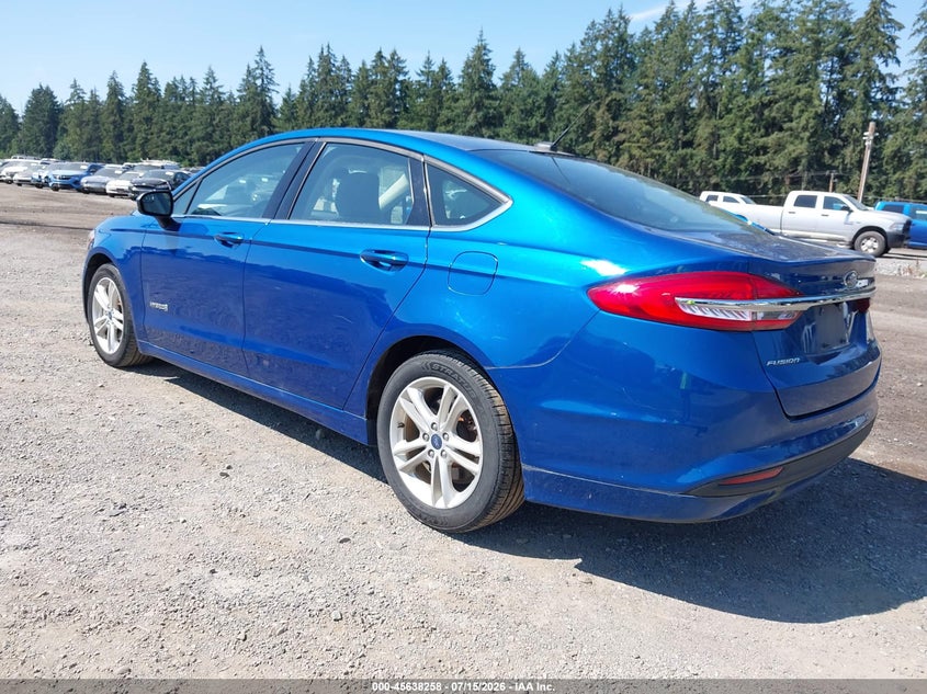 2018 FORD FUSION HYBRID auction photo 3