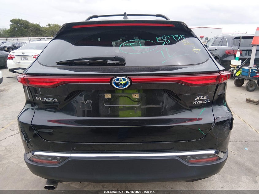 2021 Toyota Venza Xle VIN: JTEAAAAH5MJ047788 Lot: 45638271