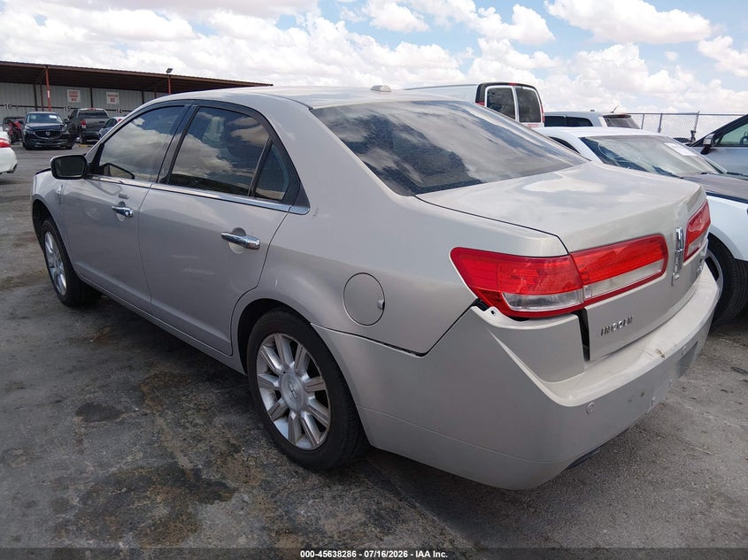 2010 LINCOLN MKZ auction photo 3