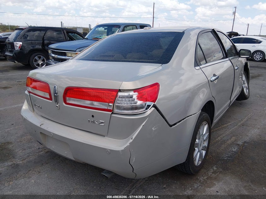 2010 LINCOLN MKZ auction photo 4