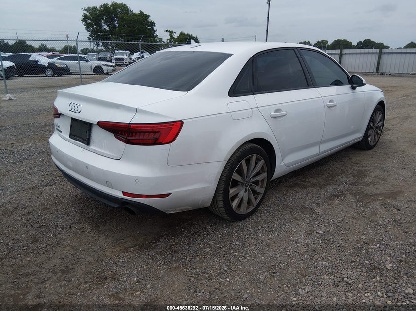 Vin: waugnaf46hn007837, lot: 46136793, audi a4 2.0t premium 20174