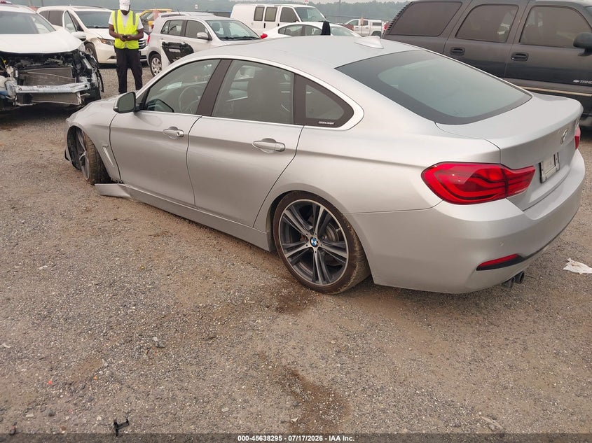 Vin: wba4j1c53jbg80252, lot: 46136796, bmw 430i gran coupe 20183