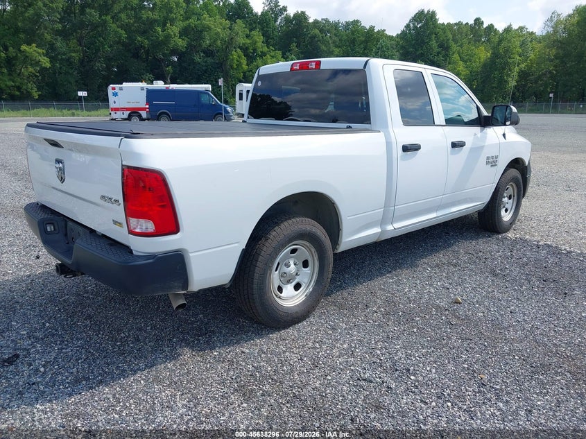Vin: 1c6rr7fg0ks658619, lot: 46136797, ram 1500 classic tradesman  4x4 6'4 box 20194