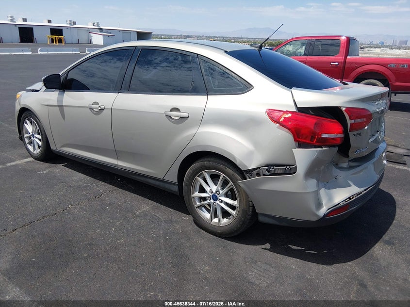 Vin: 1fadp3f27fl209661, lot: 46136845, ford focus se 20153