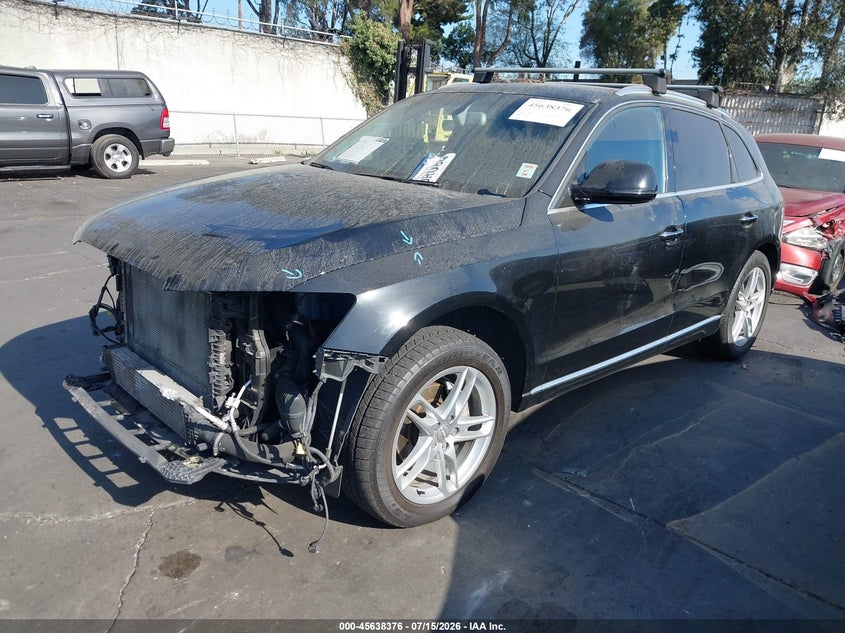 Vin: wa1l2afpxha002677, lot: 46136877, audi q5 2.0t premium 20172