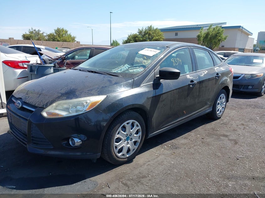 Vin: 1fahp3f23cl101826, lot: 46136895, ford focus se 20122