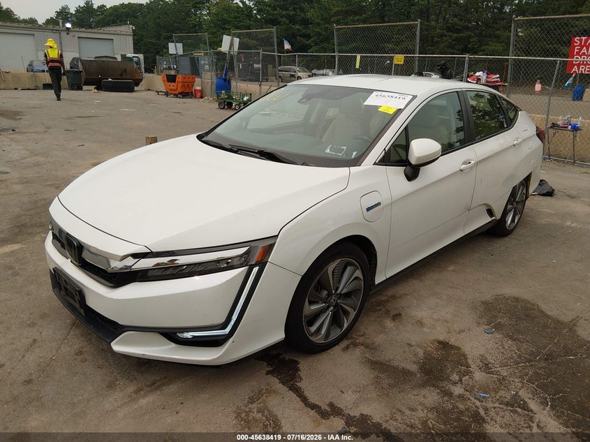 Vin: jhmzc5f32jc009827, lot: 46136920, honda clarity plug-in hybrid touring 20182