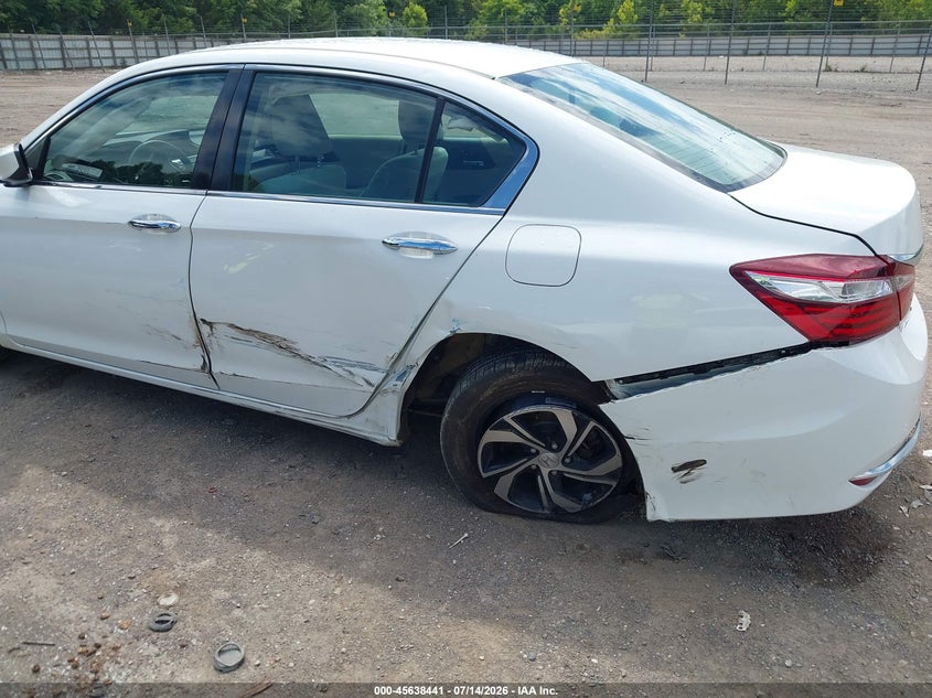 2017 Honda Accord Lx VIN: 1HGCR2F31HA168429 Lot: 45638441