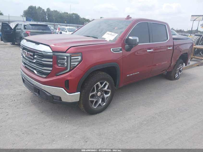 Vin: 1gtuudel5pz287907, lot: 46136952, gmc sierra 1500 4wd  short box slt 20232