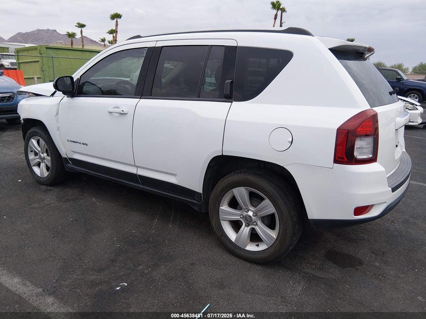 Vin: 1c4njcbb3gd506654, lot: 46136982, jeep compass sport 20163