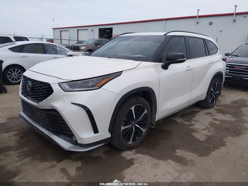 Vin: 5tdlzrah8ms066696, lot: 46137024, toyota highlander xse fwd xse 20212