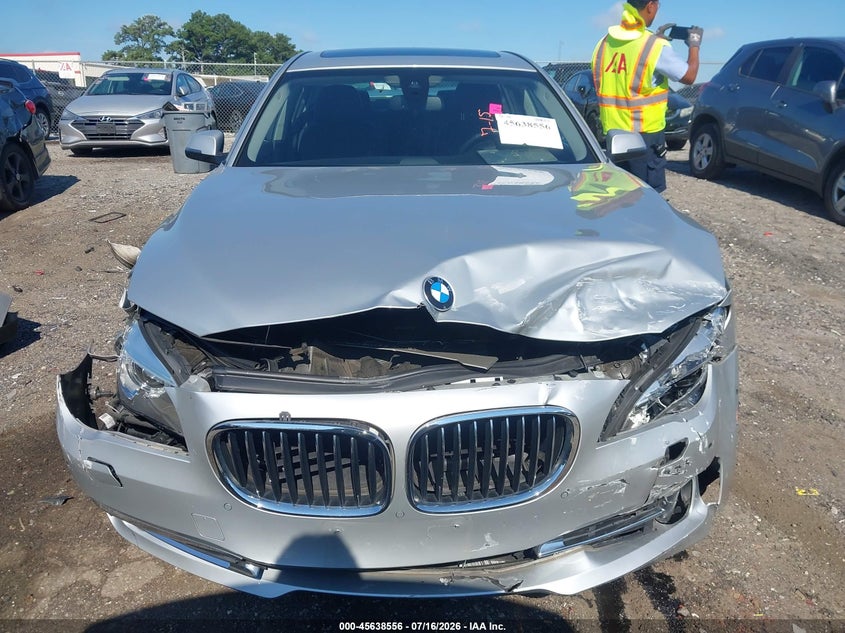 2014 BMW 750I VIN: WBAYA8C51ED825337 Lot: 45638556